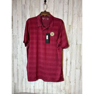 Men's Antigua NWT CGA Cup Polo Shirt- Size Large - Burgundy‎